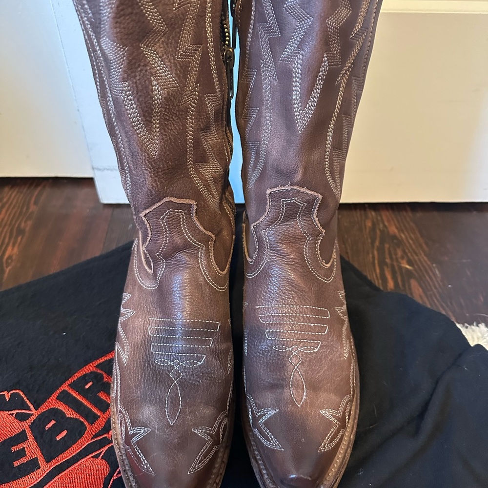 Freebird Brown Knee-High Boots - Picture 6 of 7